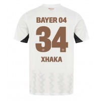 Bayer Leverkusen Granit Xhaka #34 Bortedrakt 2024-25 Kortermet